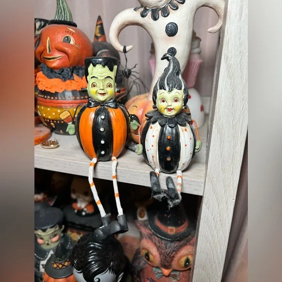 JOHANNA PARKER FRANKENSTEIN,BRIDE,AND SKELETON SHELF SITTER BUNDLE - Picture 2 of 15